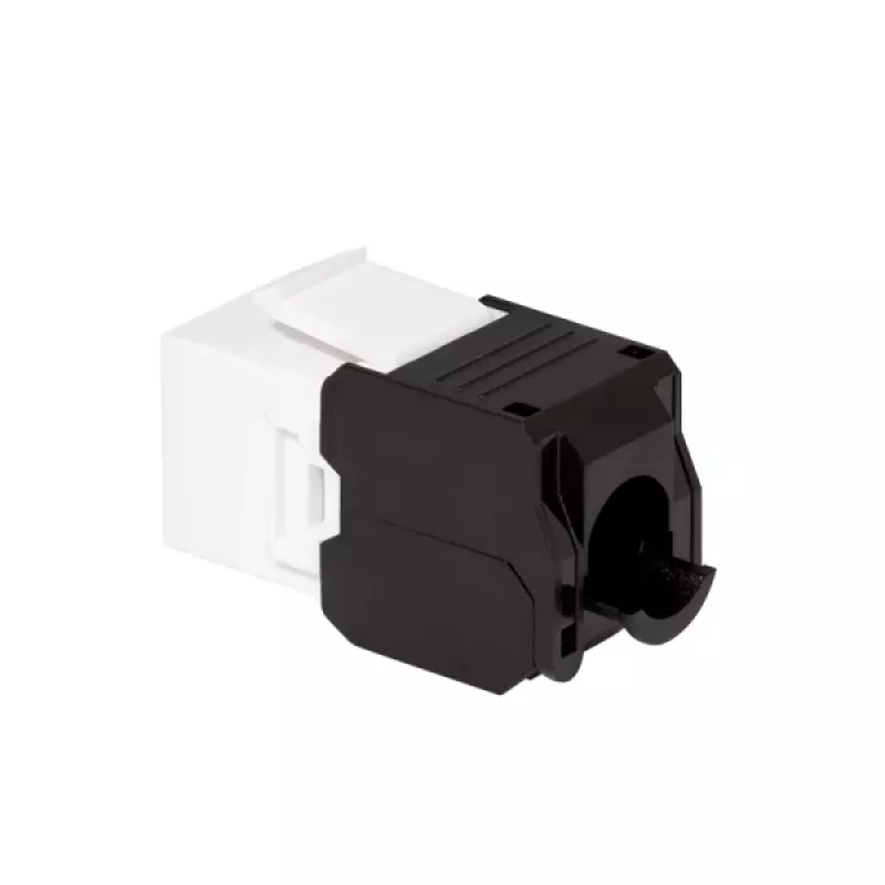 LogiLink NK4066 Keystone Module Flach Schwarz Weiß RJ-45