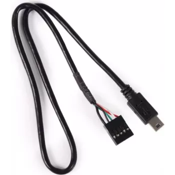 Alphacool 18171 Mini-USB auf Mainboard 5-Pin-Kabel 0,4 m Schwarz