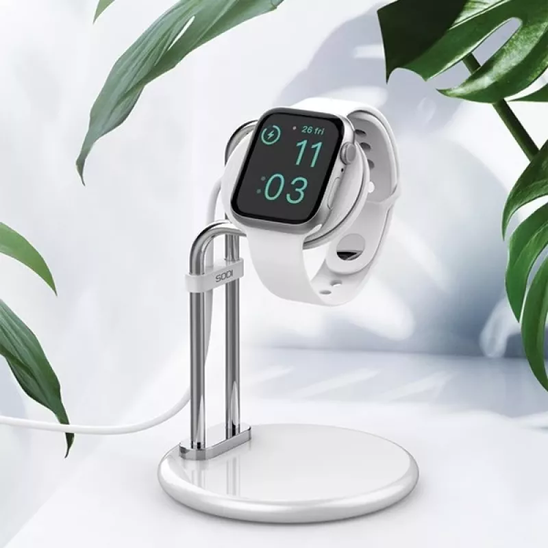 Ladeständer für Apple Watch SAW-300 induktiv silber