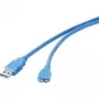 USB-Kabel Renkforce 1421511 — USB Typ A (Stecker) zu Micro-USB Typ B (3.0), 30 cm