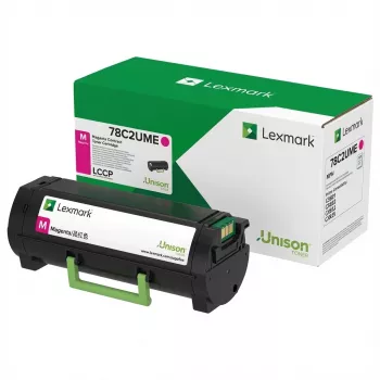Lexmark 78C2UME Toner-Kit Magenta Ultra-High-Capacity Vertrag. 7K Seiten