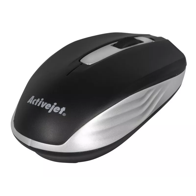Kabellose Maus ActiveJet AMY-313, RF-Nano-Empfänger, optisch 1200 DPI, beidhändig, 3 Tasten, AA-Batterie