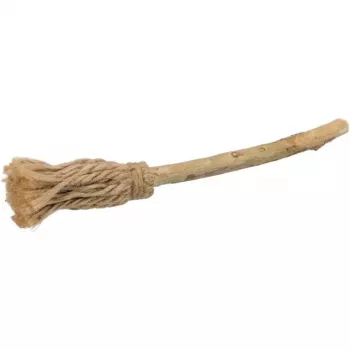 Katzenkauspielzeug Trixie Seil Matatabi Besen 160 mm Jute beige TX-42428