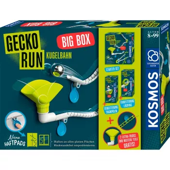 Kugelbahn Kosmos Gecko Run – Big Box von Kosmos, Modell 621209, Bausatz für Murmelrennen