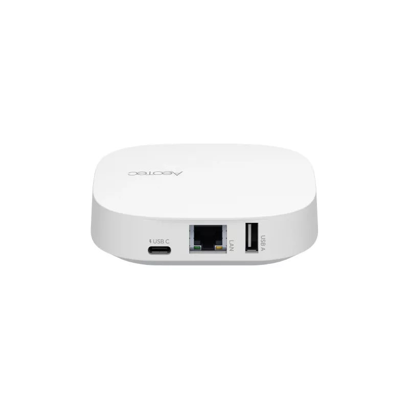 AEOTEC Smart Home Hub 2 – Fungiert als SmartThings Hub, EU, Z-Wave, Zigbee 3.0, WiFi | GP-AEOHUBV4EU | Weiß