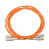 Glasfaserkabel Extralink EX.3692 — FTTH OM2 SC‑SC, 1 m, Vollduplex, rot