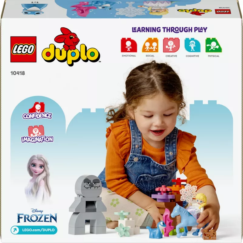 LEGO DUPLO Spielset 10418 — Disney Elsa und Bruni im verzauberten Wald, 31 Teile, 2+ Jahre