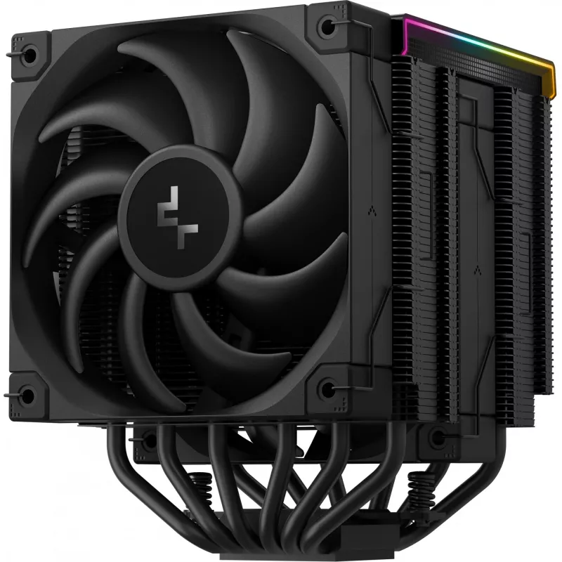 CPU-Kühler DeepCool AK620 Digital PRO — 120-mm-Lüfter, 1750 U/min, 25 dB, 12 V, geeignet für LGA1700/AM5, schwarz