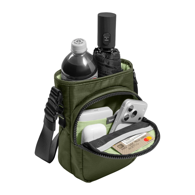 Tomtoc GameOn-G50 Switch 2 JoyCarry Sling-Tasche grün – Tragetasche für Nintendo Switch OLED und Switch 2