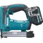 Akku-Tacker DST221RTJ, 18 Volt, Elektrotacker Blau/Schwarz, 2x Lithium-Ionen-Akku 5,0 Ah, in MAKPAC Größe 2