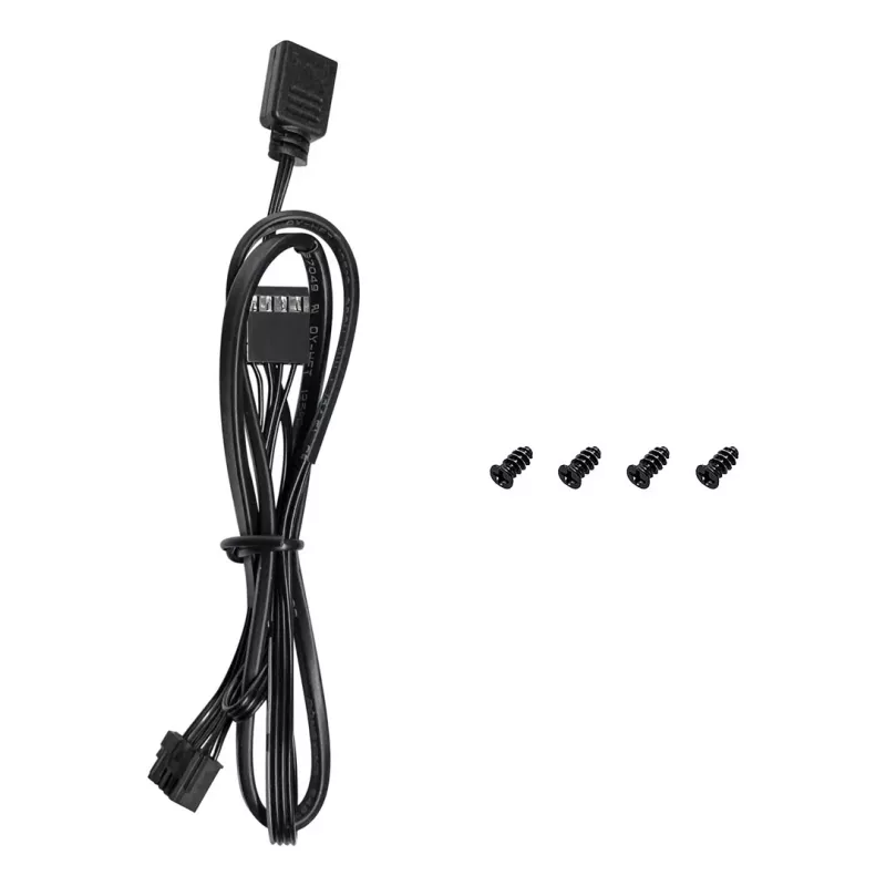 Gehäuselüfter DeepCool FL12 120 mm, PWM, 500–2150 U/min, 55 CFM, 2,82 mmH2O, FDB, Multi-LED, schwarz