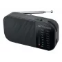 Tragbares Radio Muse M-025 R — MW/UKW, schwarz, batteriebetrieben, kompakt (32×130×70 mm)