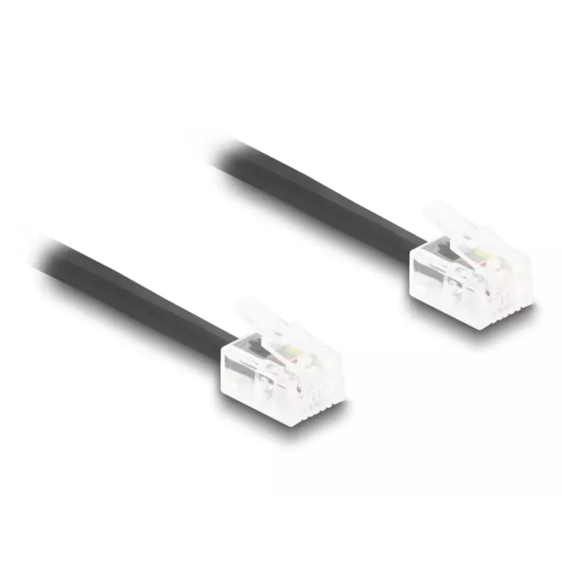Telefonkabel DeLOCK 90202 2 m Schwarz