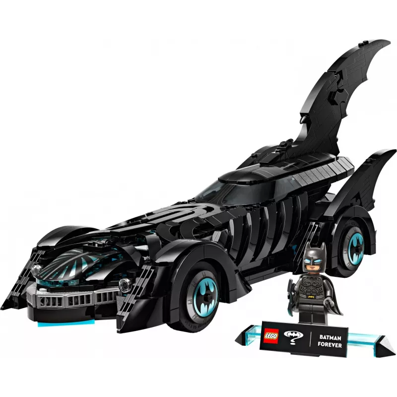 LEGO Konstruktionsset DC Super Heroes Batman Forever Batmobil 76304 — 909 Teile, 1 Minifigur, empfohlenes Alter 12+