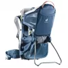 Baby-Trage-Rucksack DEUTER Kid Comfort Active — blau, Polyamid, bis 22 kg, Sonnenverdeck, Fußstütze, VariQuick, Lite Air