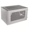 Mini-ITX-Gehäuse SILVERSTONE SST-SG15S, silbernes Aluminium-Kompaktgehäuse