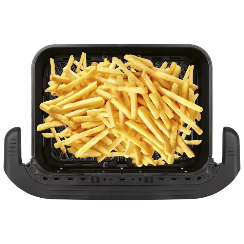 ProfiCook PC-FR 1313 H Doppel-Heißluftfritteuse, 10 L, 2400 W, schwarz/Edelstahl