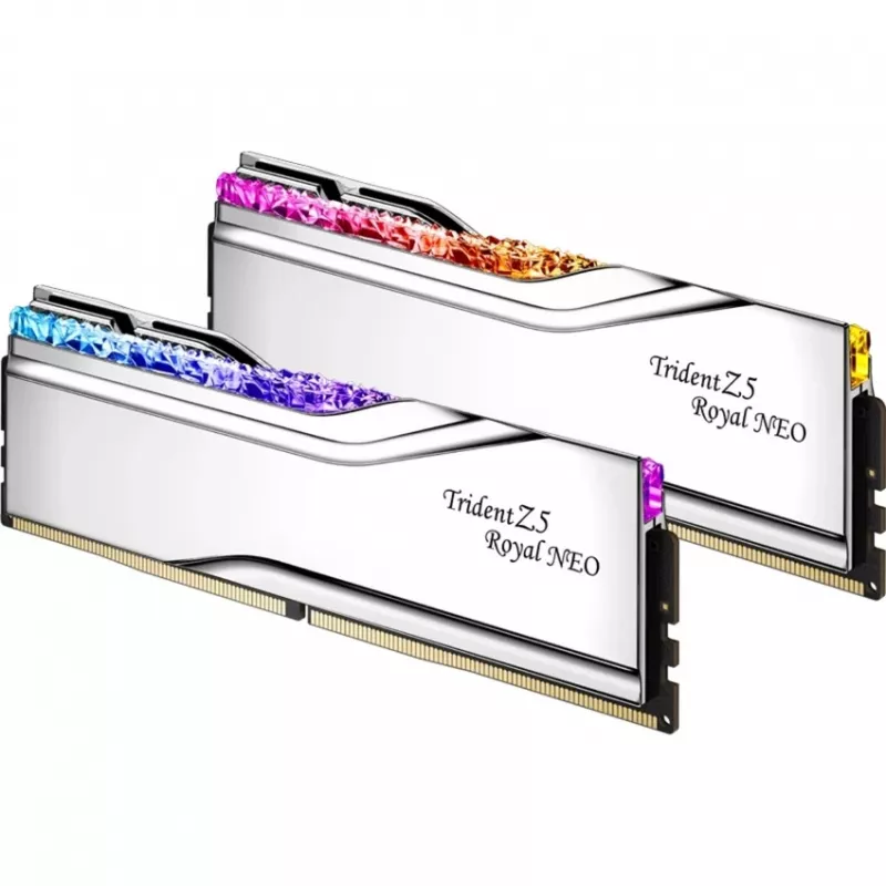 Trident Z5 Royal NEO RGB EXPO 32GB (2x16GB) DDR5 PC5-48000C28 6000MHz – Silber
