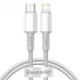 Baseus CATLGD-02 Lightning-Kabel 1 m Weiß