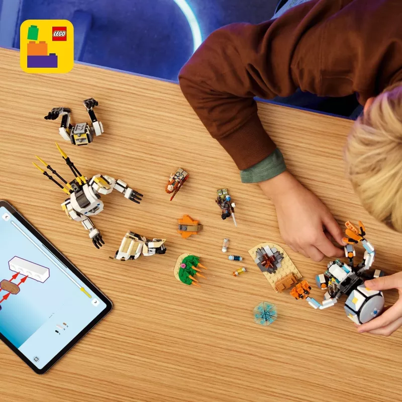 LEGO Set Horizon Adventures 77037 – Aloy und Varl vs. Shell-Walker und Sawtooth, 768 Teile, 2 Minifiguren