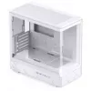 Jonsbo D200 weißes mATX Mid-Tower-Gehäuse mit gehärtetem Glas und Mini Temp-Anzeige