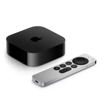 Apple TV 4K Schwarz Silber 128 GB Wi-Fi Ethernet A15 Prozessor