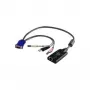 ATEN USB - VGA zu Cat5e/6 KVM-Adapterkabel (CPU-Modul), mit Audio- und Virtual-Media-Unterstützung
