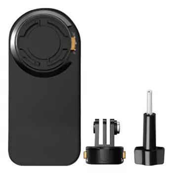 Rucksackhalterung Puluz PU1055B für Sportkameras — kompatibel mit Osmo Action 5, Pro Insta360, Ace Pro 2 — Schwarz