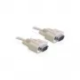 Serielles Kabel DeLOCK RS-232 10m Beige DB-9 82983