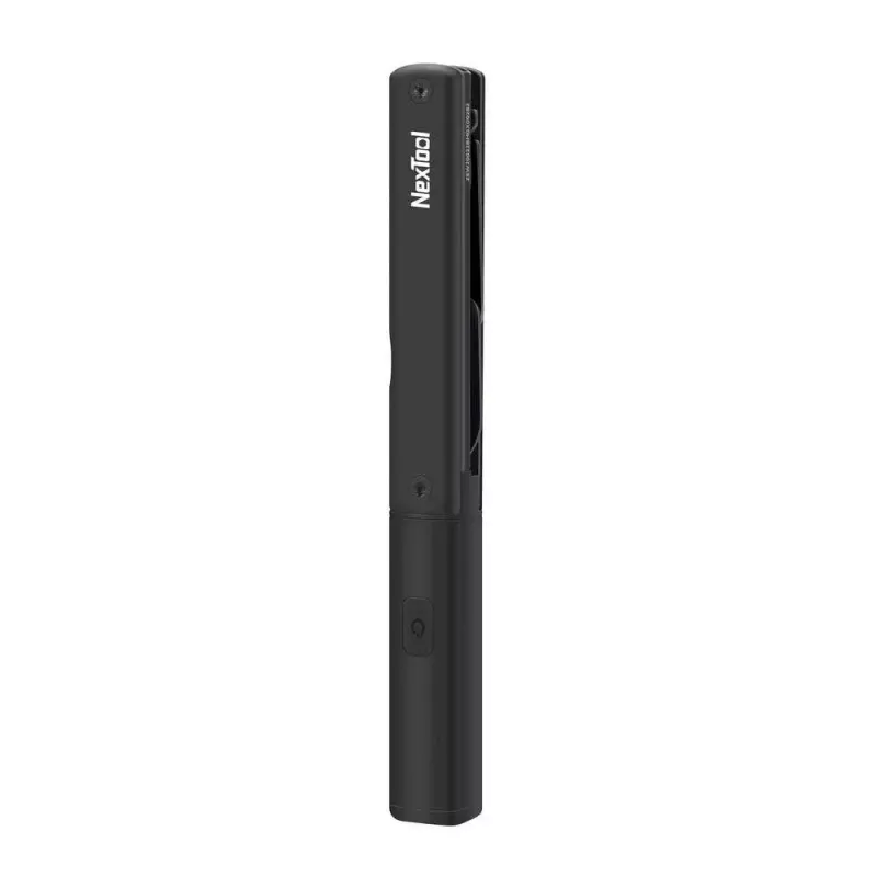 Multifunktionaler Taschenlampenstift Nextool NE20026 — LED 50 lm, 90 min Betriebsdauer, Edelstahlmesser, Schere, USB-C, Aluminium, 125×15 mm, 38 g