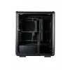 PC Midi Tower Cooler Master MasterFrame 500 Mesh — Schwarz mit transparenter Seite, unterstützt ATX/EATX, 2x200 mm vorne, 1x120 mm hinten