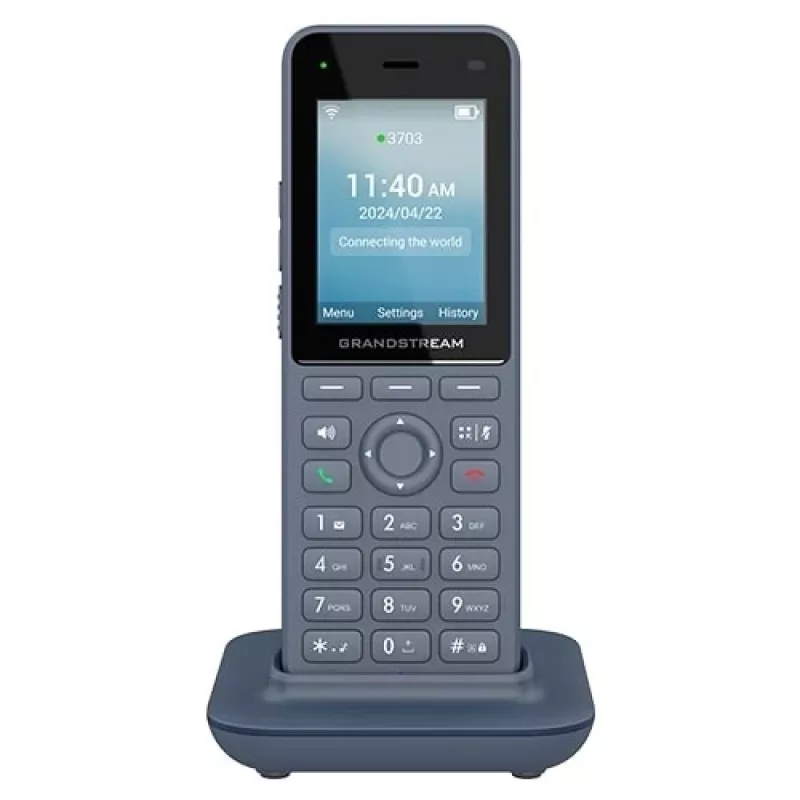 Grandstream Networks WP8256 IP-Telefon Anthrazit 3 Leitungen LCD Wi-Fi