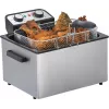 Fritteuse Steba DF 300 Double 5 L 3000 W Schwarz Edelstahl