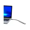 USB Hub Port Designs 900163 Type-C 5000 Mbit/s Silber
