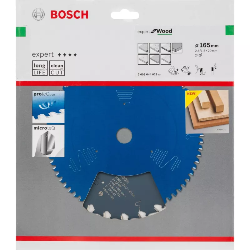 Kreissägeblatt Bosch 2608644022 16,5 cm 1 Stück