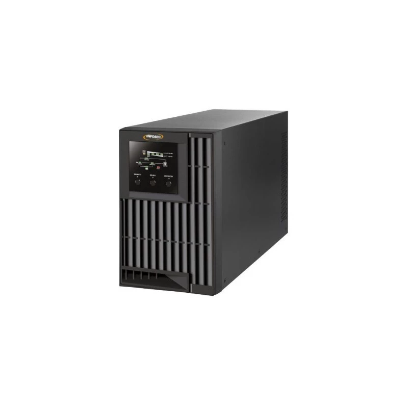 Infosec E4 Value 1000 unterbrechungsfreie Stromversorgung (USV) Doppelwandler (Online) 1 kVA 3 AC-Ausgänge