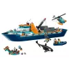 Konstruktionsspielzeug LEGO City Arktis-Expeditionsschiff 60368 — 815 Teile, 7+ Jahre, enthält 4 Minifiguren