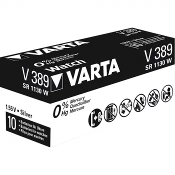 Einwegbatterie Varta Primary Silver Button 389