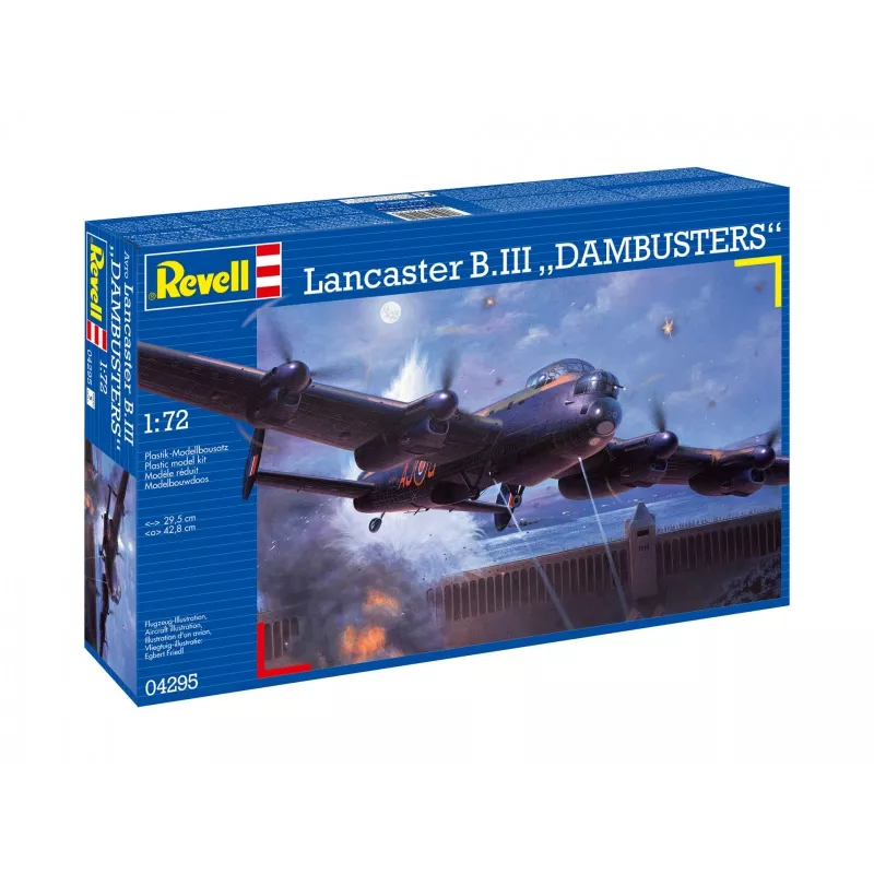 Revell Lancaster B. III Dambusters (04295) 1:72 Maßstab Flugzeug Plastikmodellbausatz