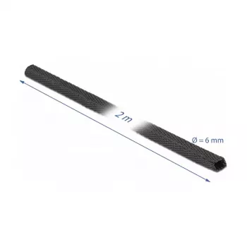 Schrumpfschlauch DeLOCK 20791 2 m x 6 mm schwarz