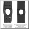 HMS Fitness KTO16 Gewichtsweste Stahl Schwarz