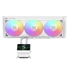Gamemax CPU-Flüssigkeitskühler | GLACIER 360 LCD WH | Intel, AMD