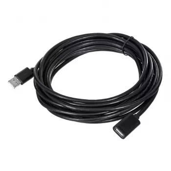 USB-Verlängerungskabel Unitek Y‑C418GBK 5 m USB A auf USB A USB 2.0, schwarz