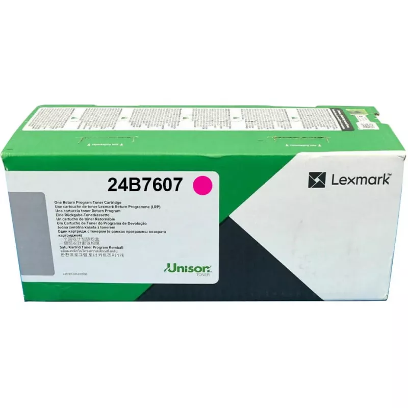 Tonerkartusche Lexmark 24B7607 Magenta, Original, Reichweite 12.000 Seiten, 1 Stück