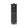 DELOCK Keystone-Halter 8-Port neigbarer Snap-In-Rahmen für Hutschienen- oder Wandmontage, schwarz, 78×154×55 mm