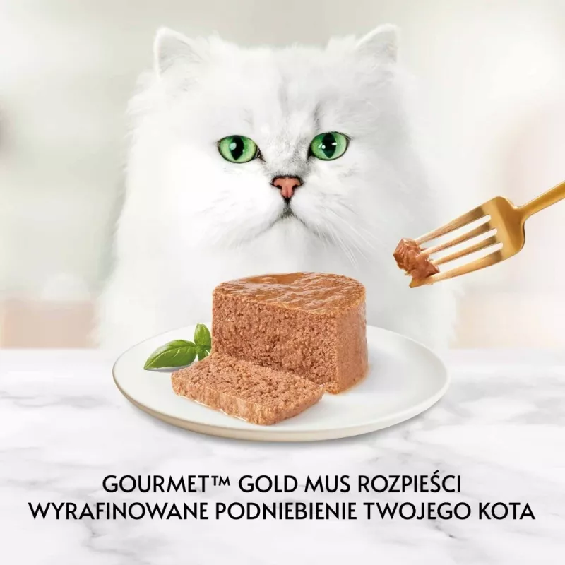 Nassfutter für Katzen Multipack Purina Nestlé Gourmet Gold Mus Mix 48×85 g Dosen Sorten-Mix