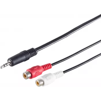 Audiokabel ShiverPeaks 30771-1.5 — 3,5 mm Stereo auf 2 Cinch (1,5 m)