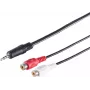 Audiokabel ShiverPeaks 30771-1.5 — 3,5 mm Stereo auf 2 Cinch (1,5 m)