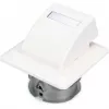 Digitus FTTH Glasfaser-Unterputz-Wandanschlussdose DN-93201 SC/LC-Adapter 86x30x86mm