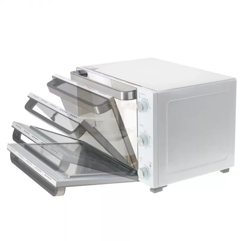 Elektrisches Tischbackofen Adler AD 6027, 48 L Kapazität, 1800 W, weiß